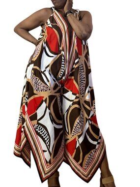 Mlle Gabrielle Multi Color Dress - Size: 1X